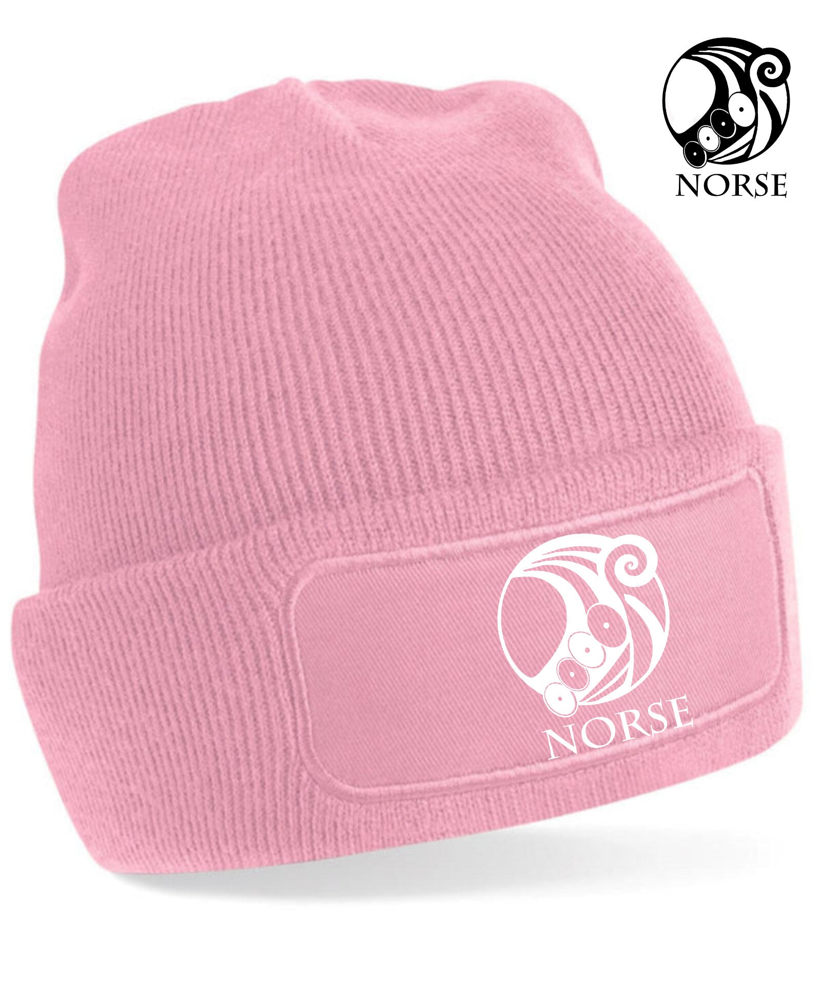 Norse Crest Beanie Dusty Pink